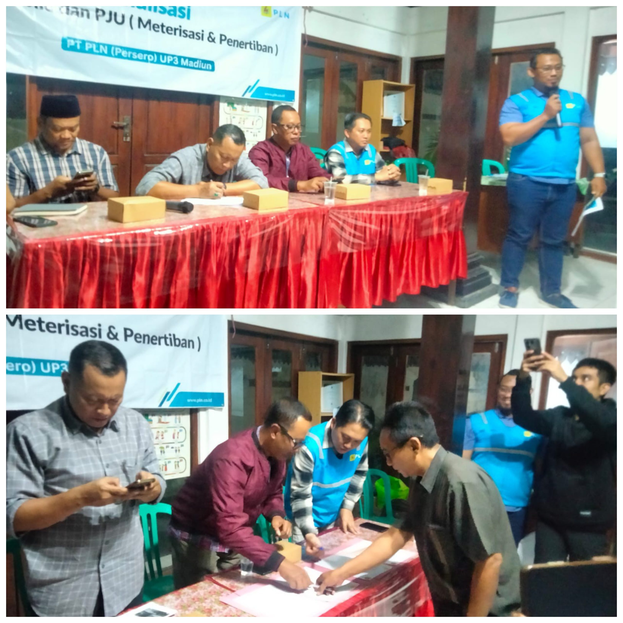 Dinas Perhubungan Bersinergi dengan PLN Ngawi, Gelar Sosialisasi Mobile dan PJU di Margomulyo