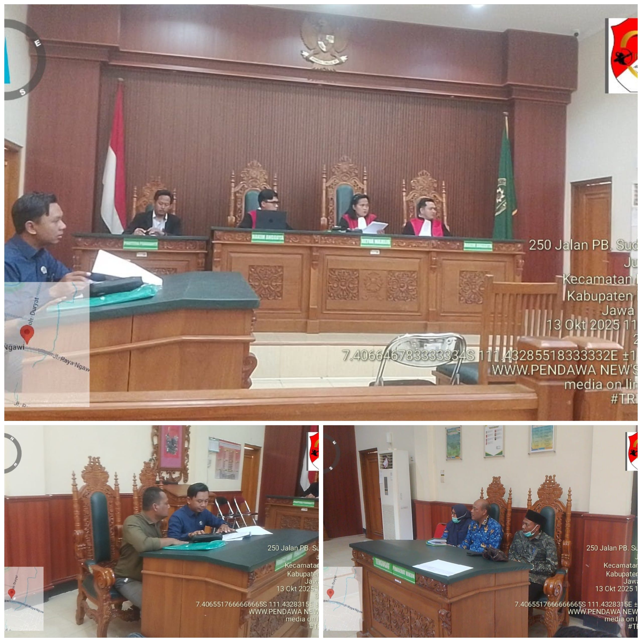 Sidang Gugatan Sengketa Perangkat Desa Pojok, kwadungan Ngawi, Masih Berlanjut,Masuk Pokok Perkara.