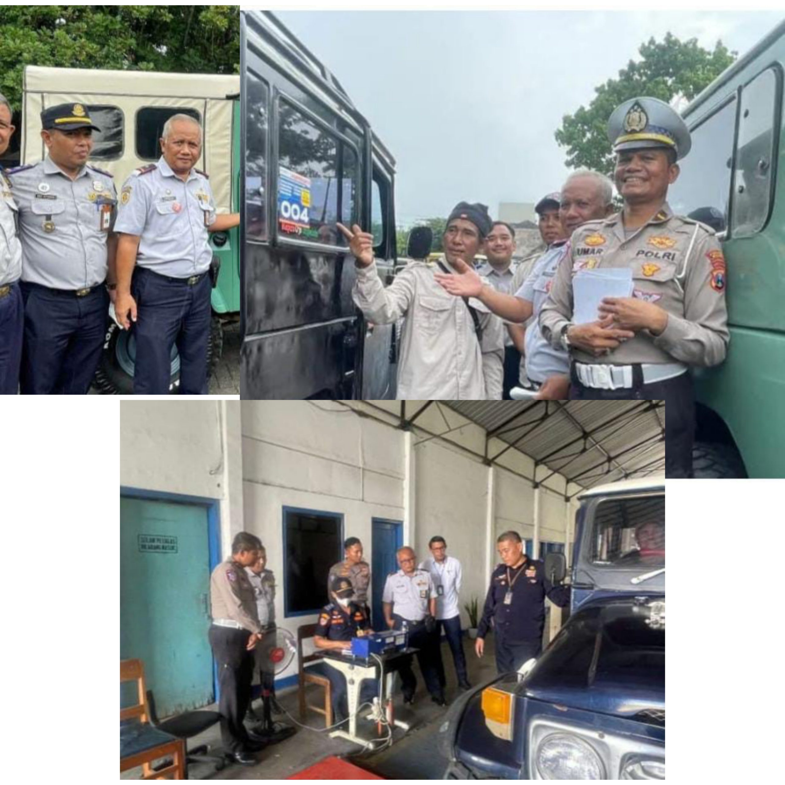 Tingkatkan Keselamatan Wisatawan Dishub Bersama Polres Malang Gelar Ramp Check