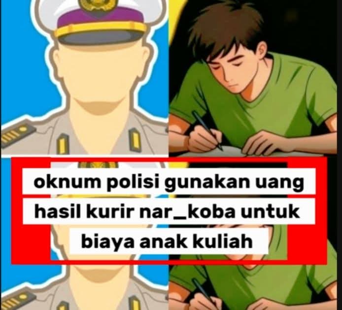 Oknum Polisi Polda Kalteng Di Adili Gara-Gara kedapatan Menerima Uang Dari Pengedar Narkoba Untuk keperluan Pribadi
