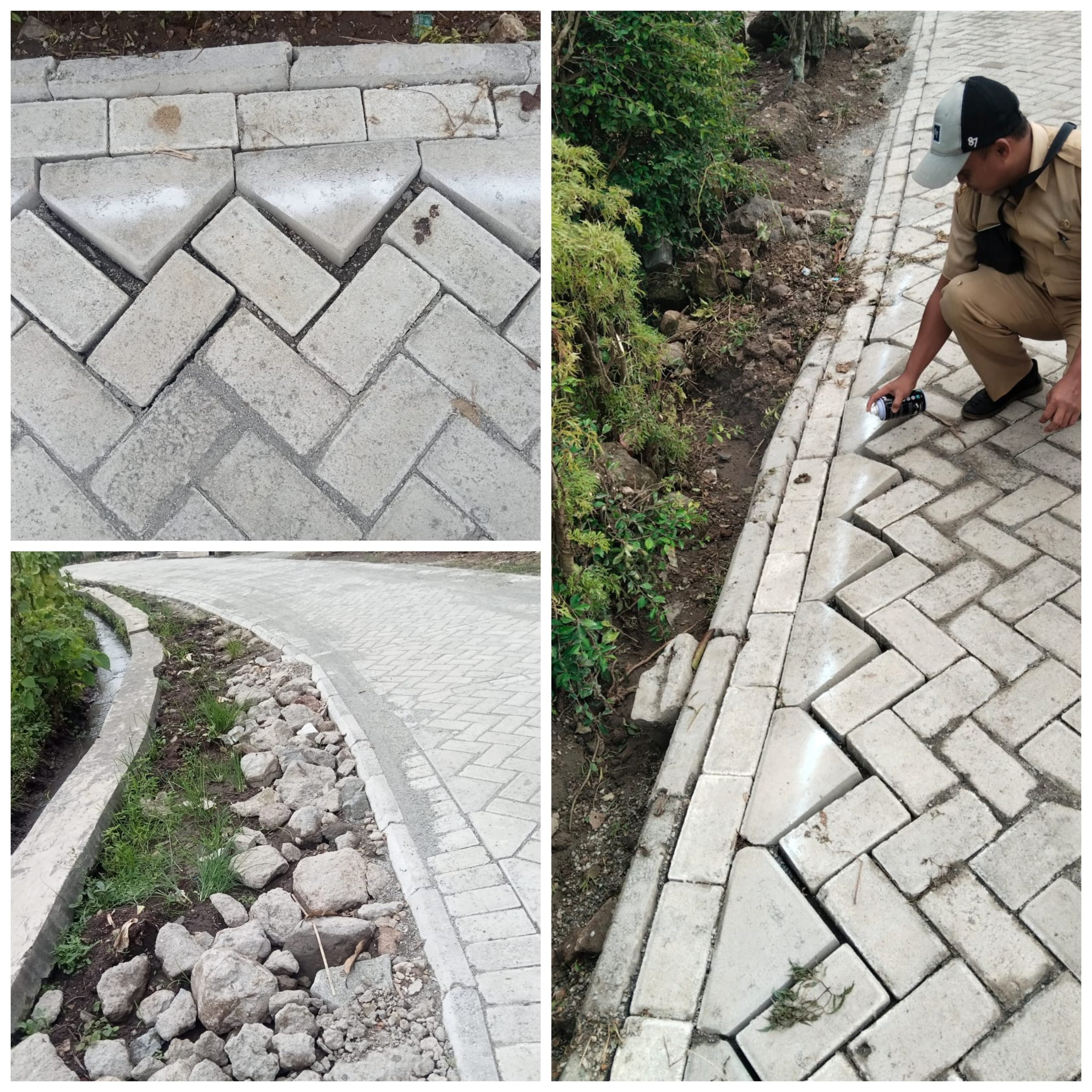 Diduga Lalai Dan Berpotensi Langgar Aturan, Paving Jalan Desa Ketanggung Kembali Disorot Usai Temuan Monev Kecamatan