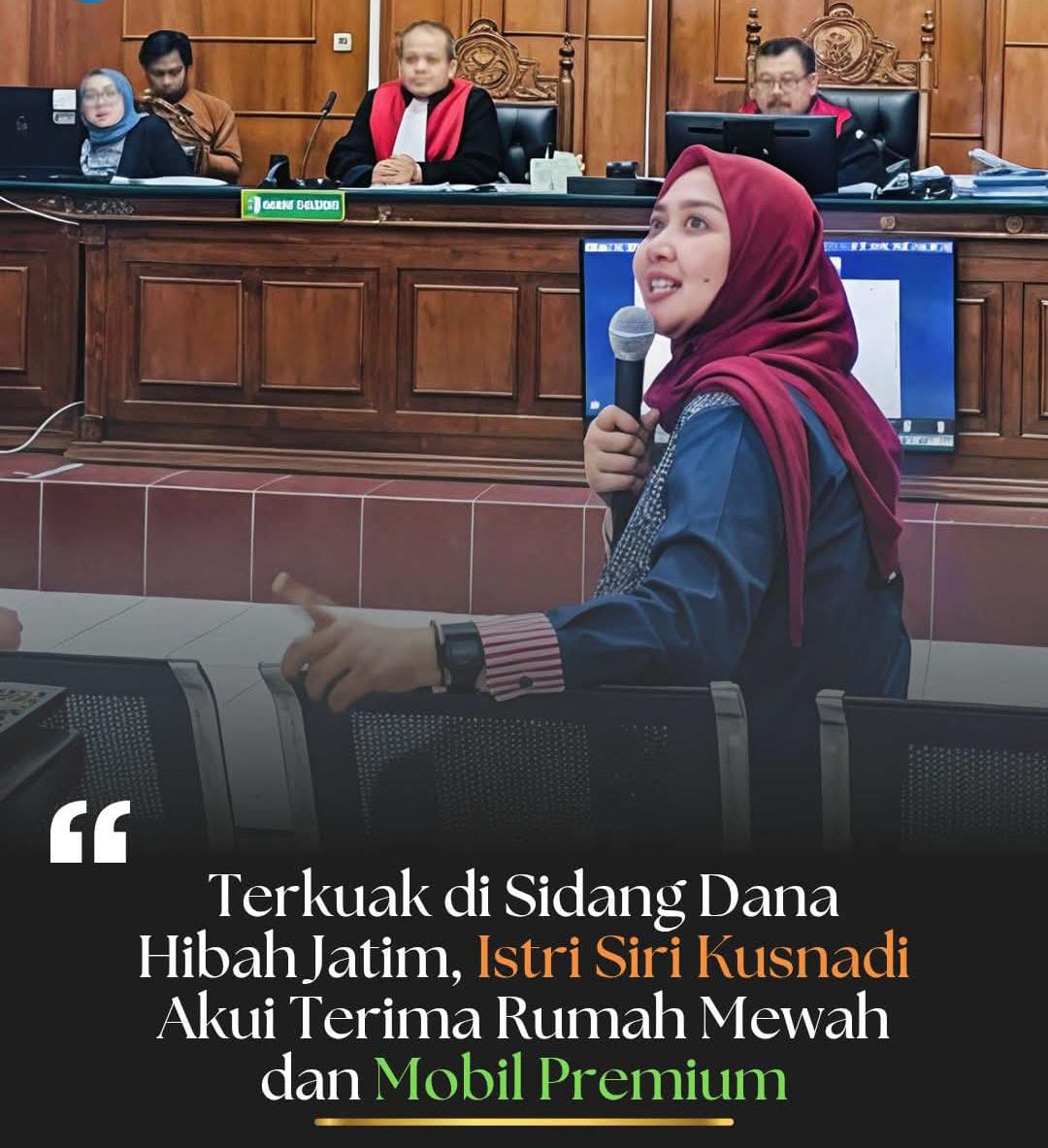 Sidang Perkara Dugaan Penyalahgunaan Dana Hibah Kelompok Masyarakat (pokmas) APBD Jawa Timur Kembali Mengungkap Fakta Mencengangkan.