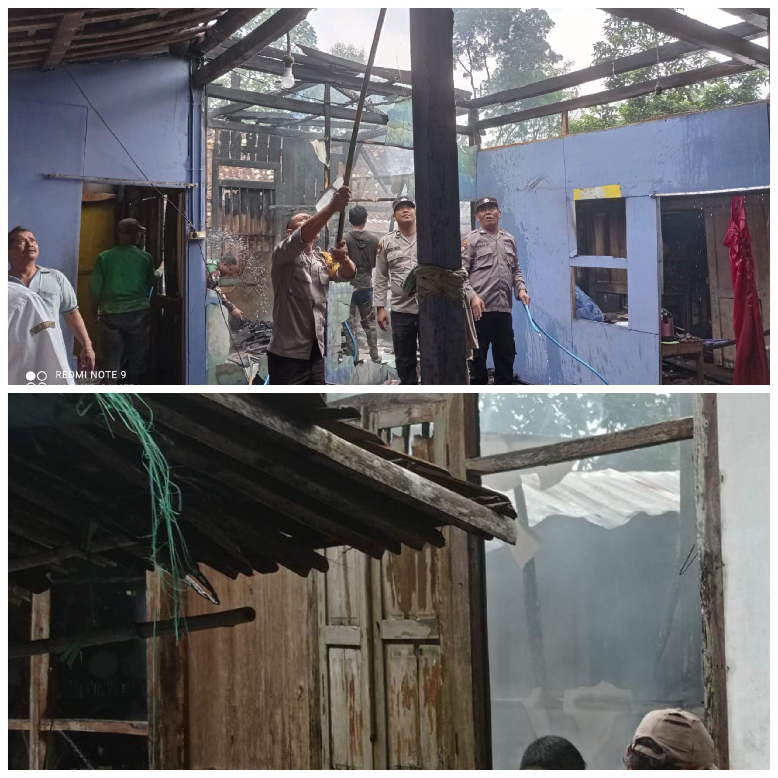 Kebakaran Rumah di Sine Ngawi, Api Diduga Berasal dari Tungku Dapur Rumah Warga Kuniran Ngawi Terbakar, Polisi Pastikan Tidak Ada Unsur Kesengajaan Ditinggal ke Sawah, Rumah Warga Sine Ngawi Hangus Terbakar