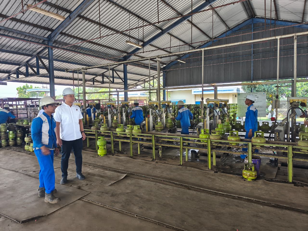 *Polres Jombang Cek Ketersediaan LPG 3 Kg di SPBE Pastikan Distribusi Lancar*