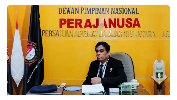 Tokoh Advokat Nasional Imam Mahmudi Wafat, PERAJANUSA Kehilangan Sosok Pemimpin Dan Pengayom