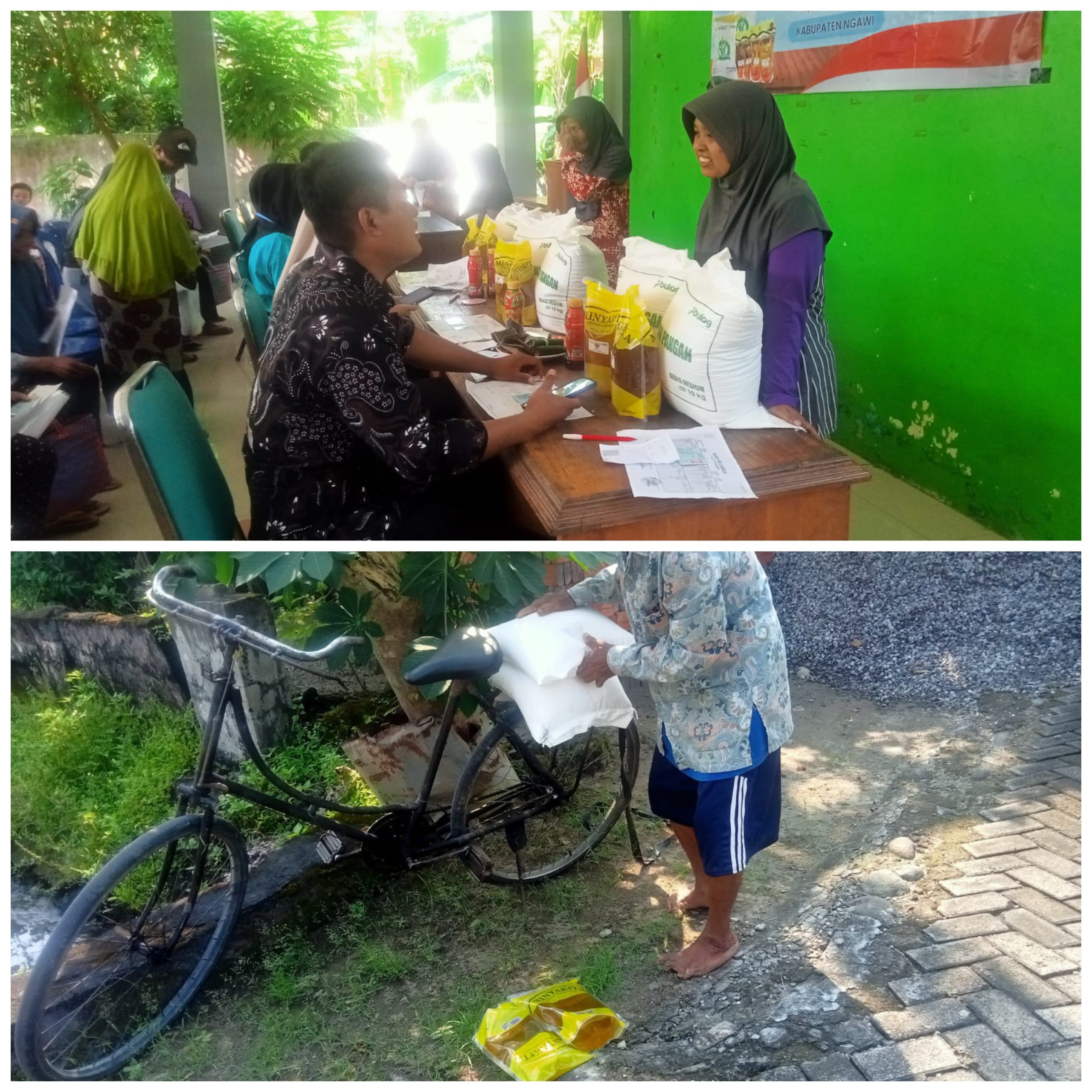 Pembagian Bantuan Ketahanan Pangan di Keras Kulon Dipertanyakan, Warga Kecewa Sistem Dibagi Rata